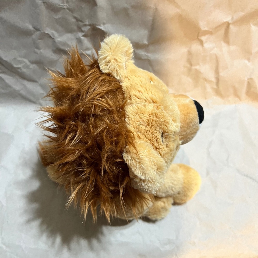 Cuddle Barn Lucas Lion Plush Tan Gold Animated Wild Thing Stuffed Animal Toy - Picture 5 of 7